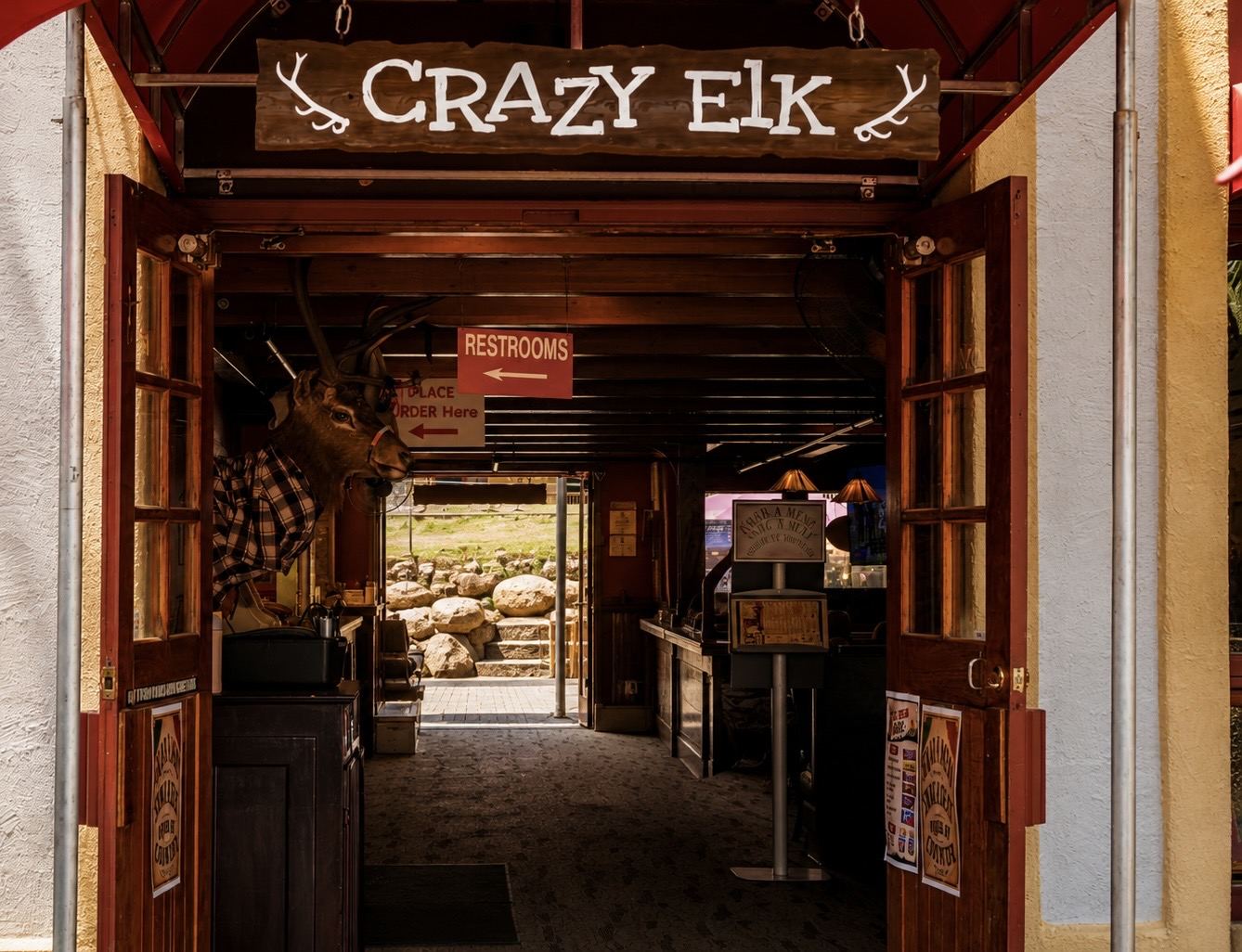 Crazy Elk Pizza storefront entrance