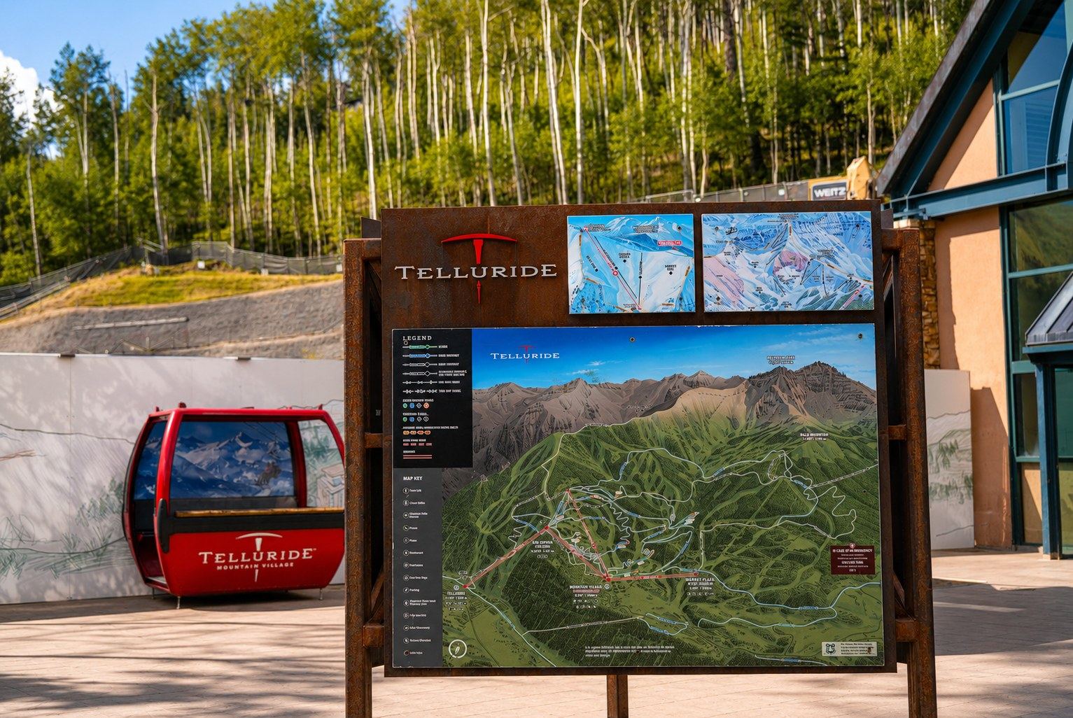 Mountain Village gondola and trail map