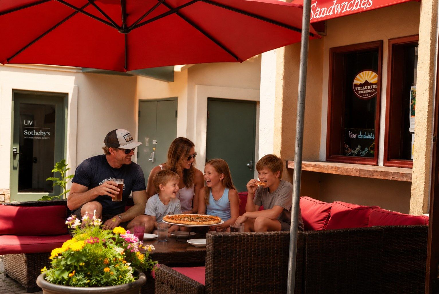 Gathering place at Crazy Elk